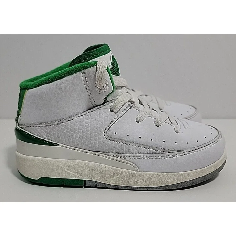 Air Jordan 2 Retro Lucky Green size‎ 9C Toddler shoes DQ8563-103